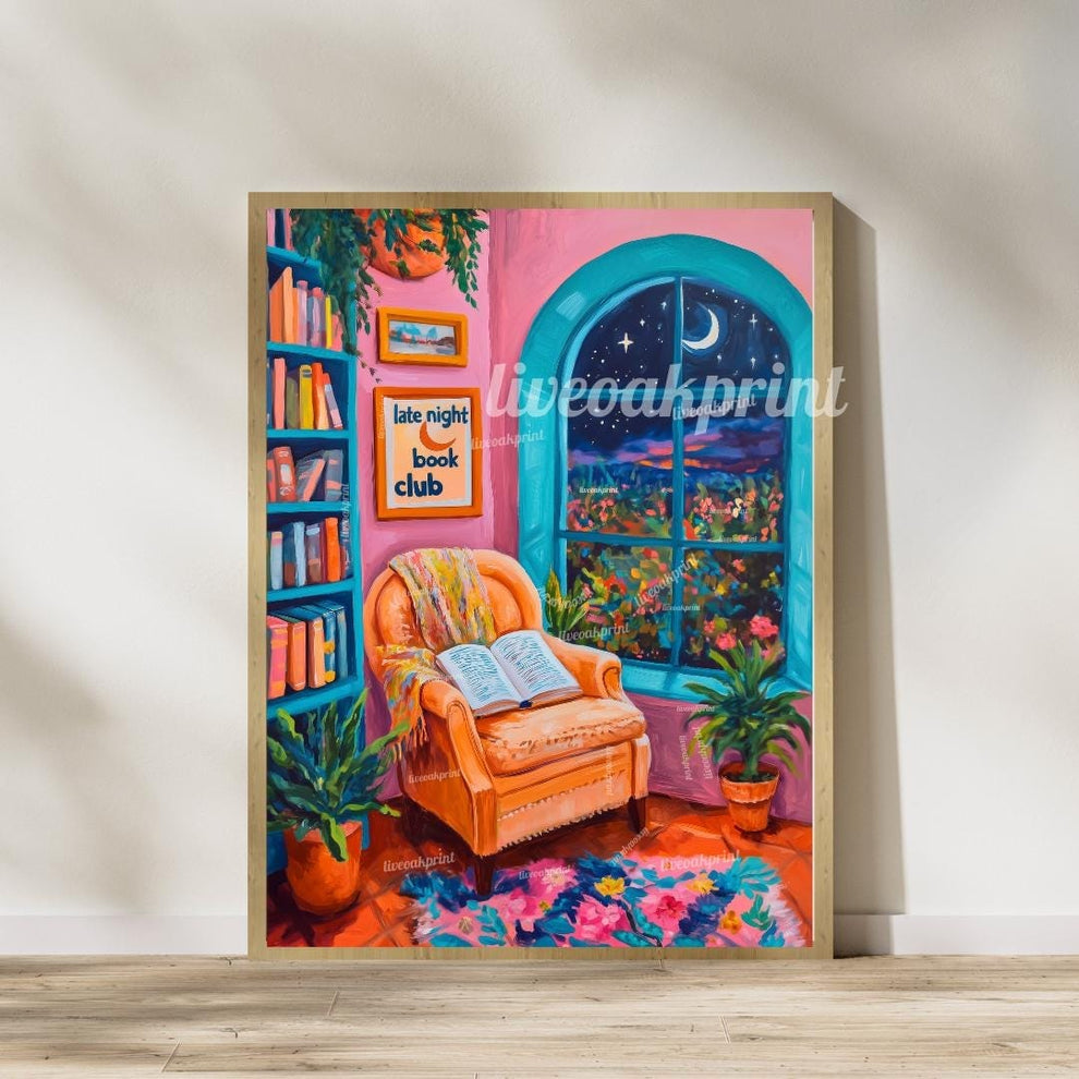 Set of Two Reading Prints