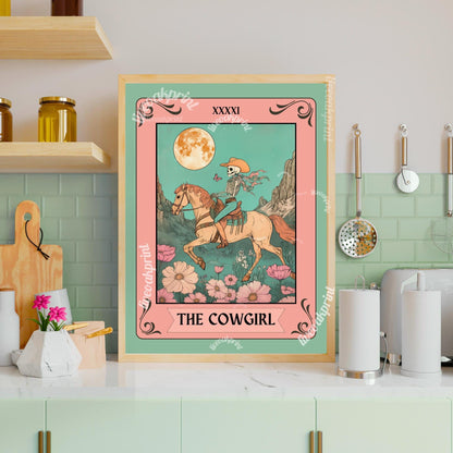 The Cowgirl Tarot Print
