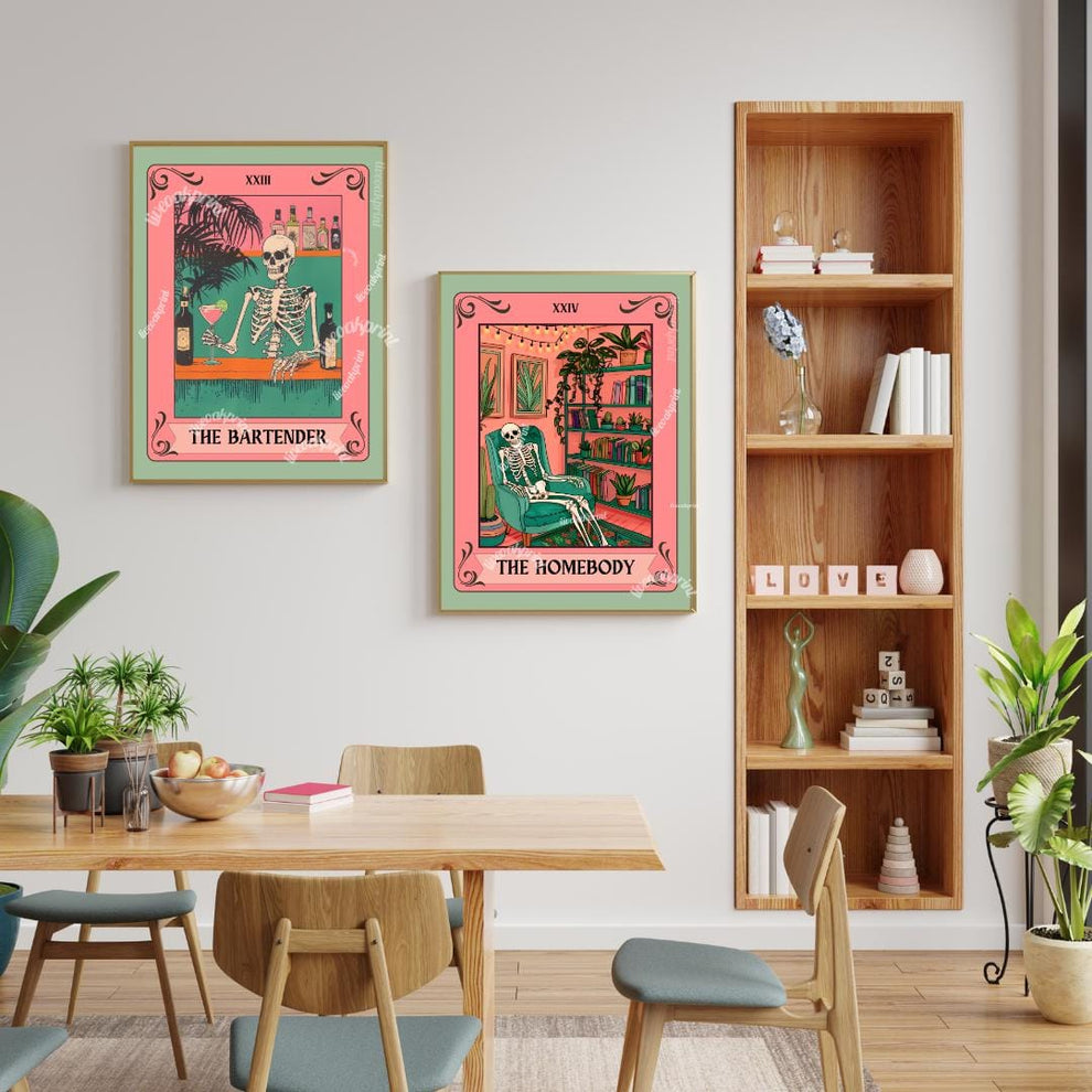 The Homebody Tarot and The Bartender Tarot