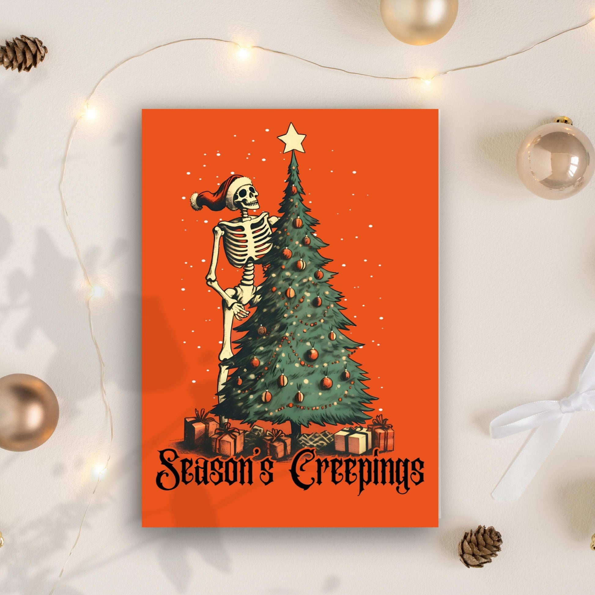 Season's Creepings - Pack of 10 Greeting Cards