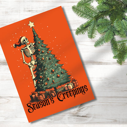 Season's Creepings - Pack of 10 Greeting Cards