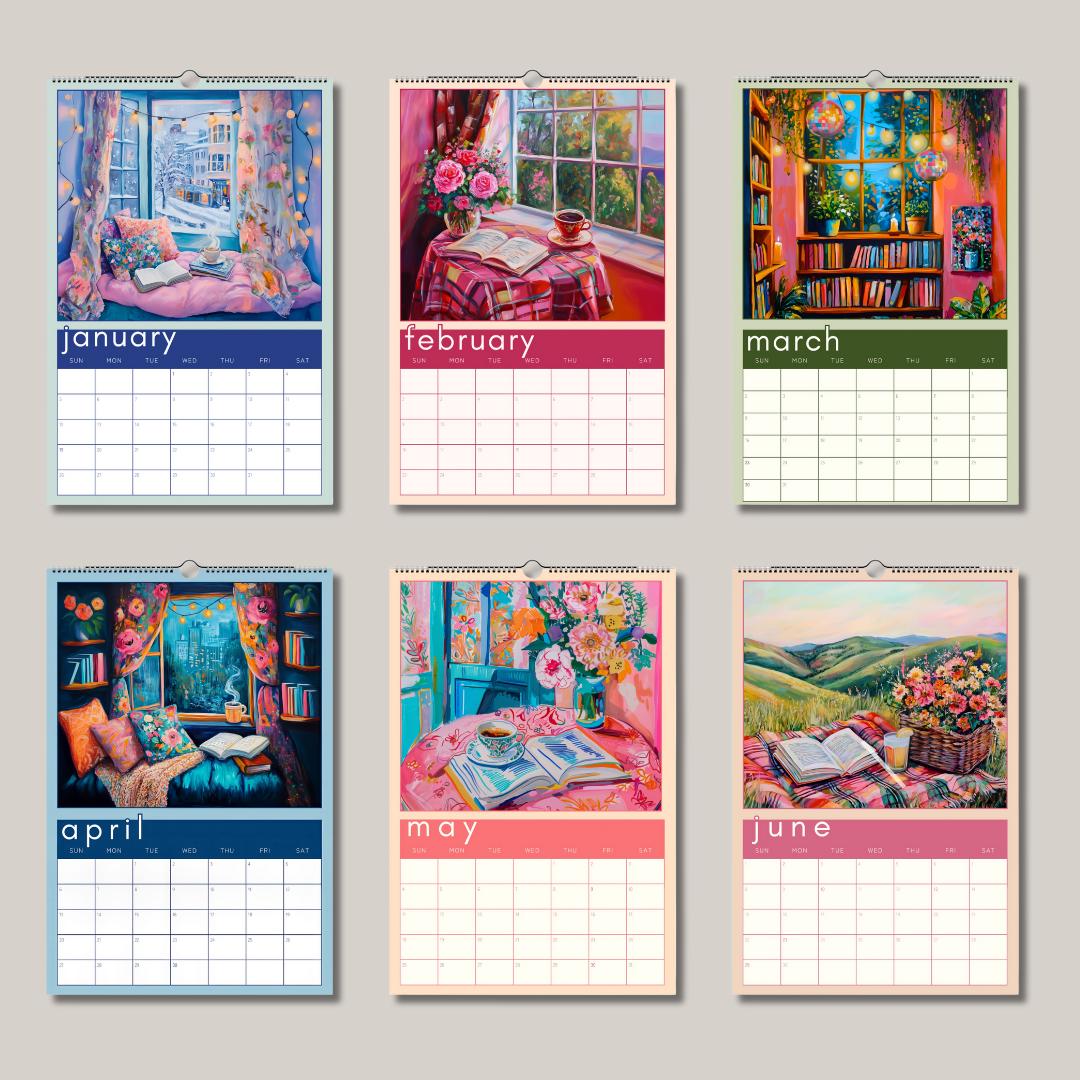 Cozy Reading Nooks : 2025 Calendar For Book Lovers - Bookish Gifts - Book Merch - Reader Gift - Gift For Book Lovers