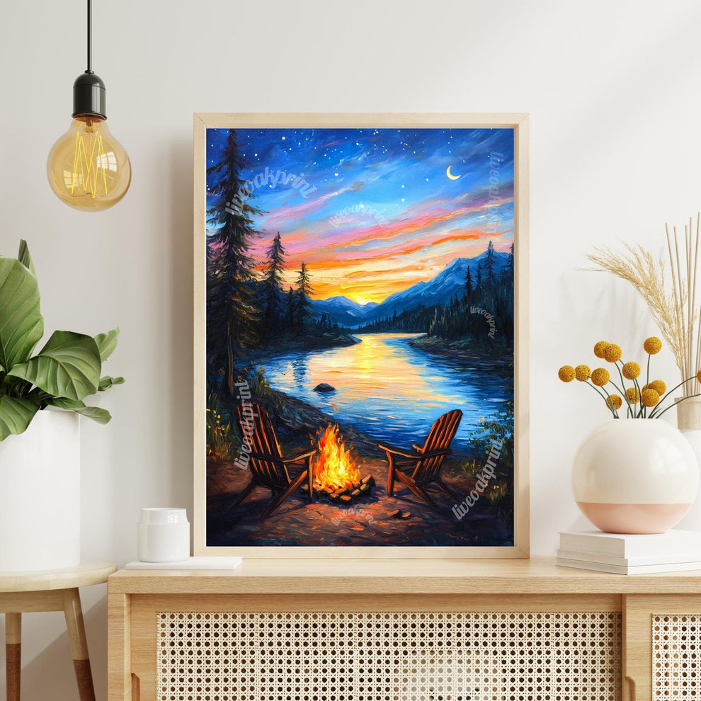 Camping By The River