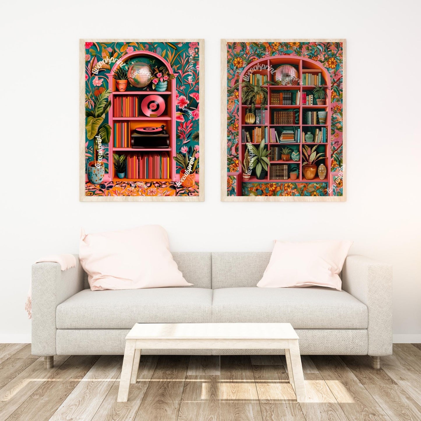 Disco Record Player Print