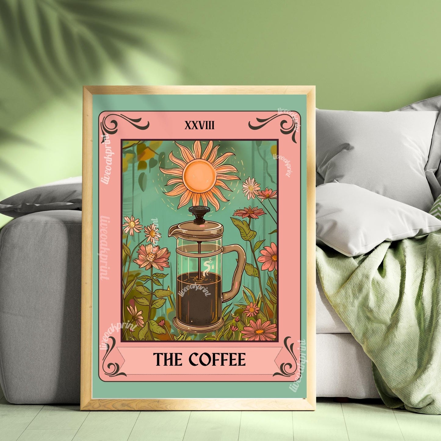 The Coffee Tarot Card