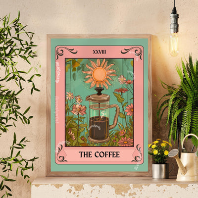 The Coffee Tarot Card