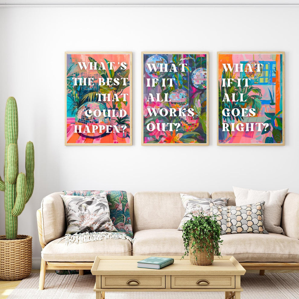 What If It All Works Out Print Set