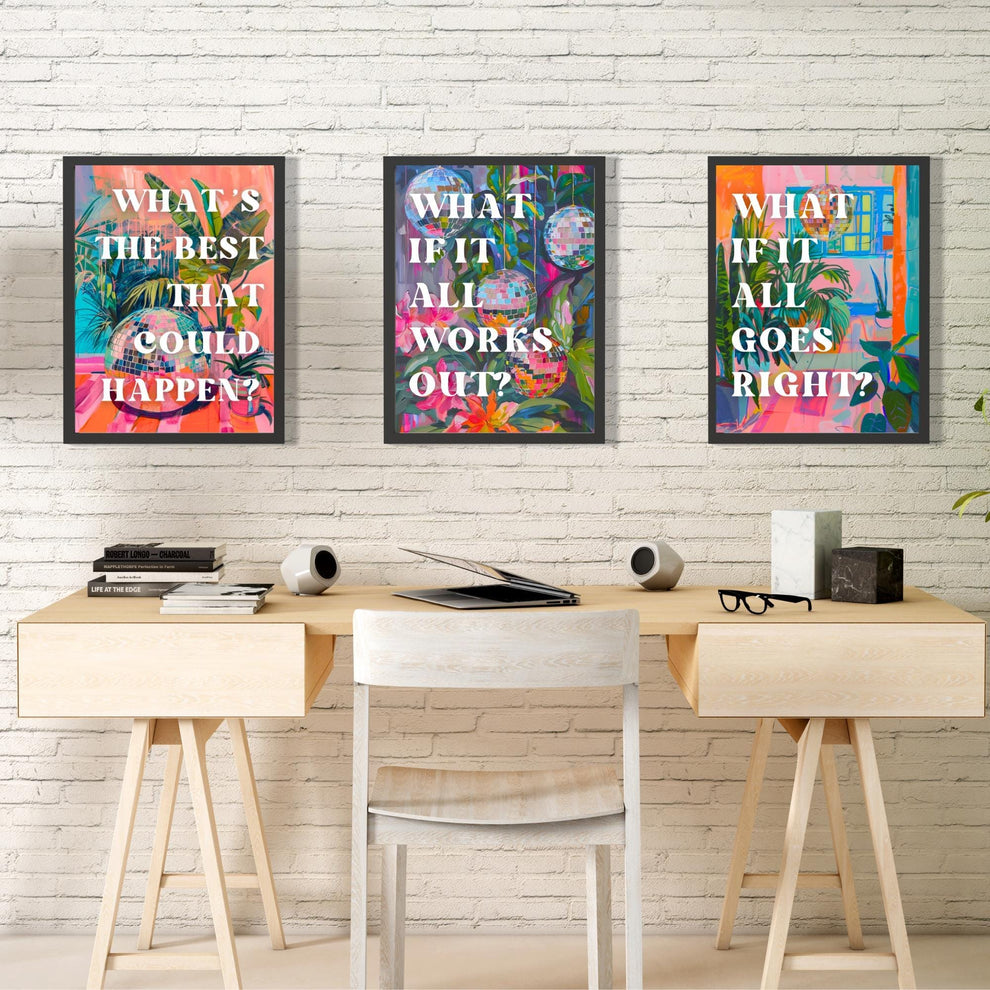 What If It All Works Out Print Set
