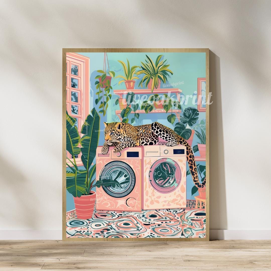 Laundry Leopard and Laundry Tiger Print Bundle