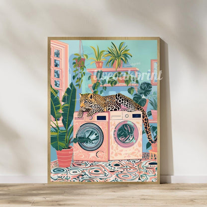 Laundry Leopard and Laundry Tiger Print Bundle