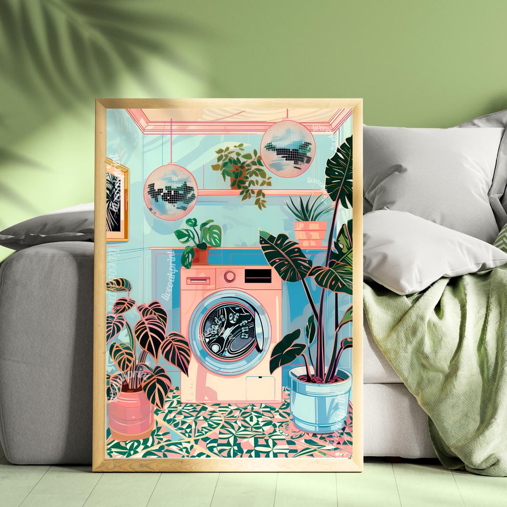Loads of Fun! Disco Laundry Print