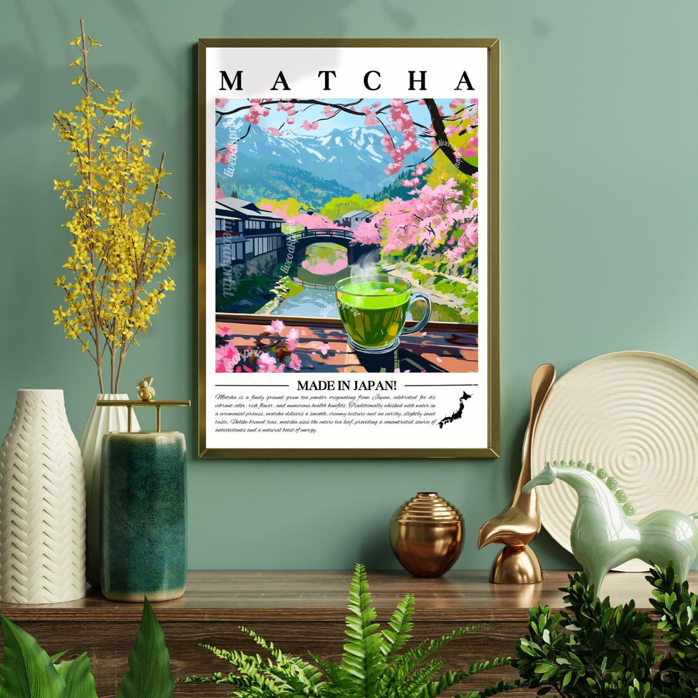 Matcha Print for Coffee Bar
