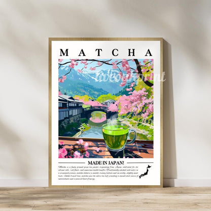Matcha and Kyoto Cold Brew Art Print Set