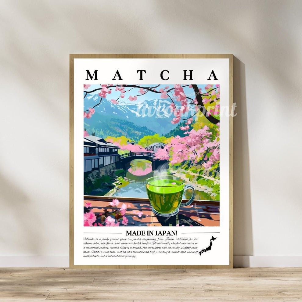 Matcha and Kyoto Cold Brew Art Print Set