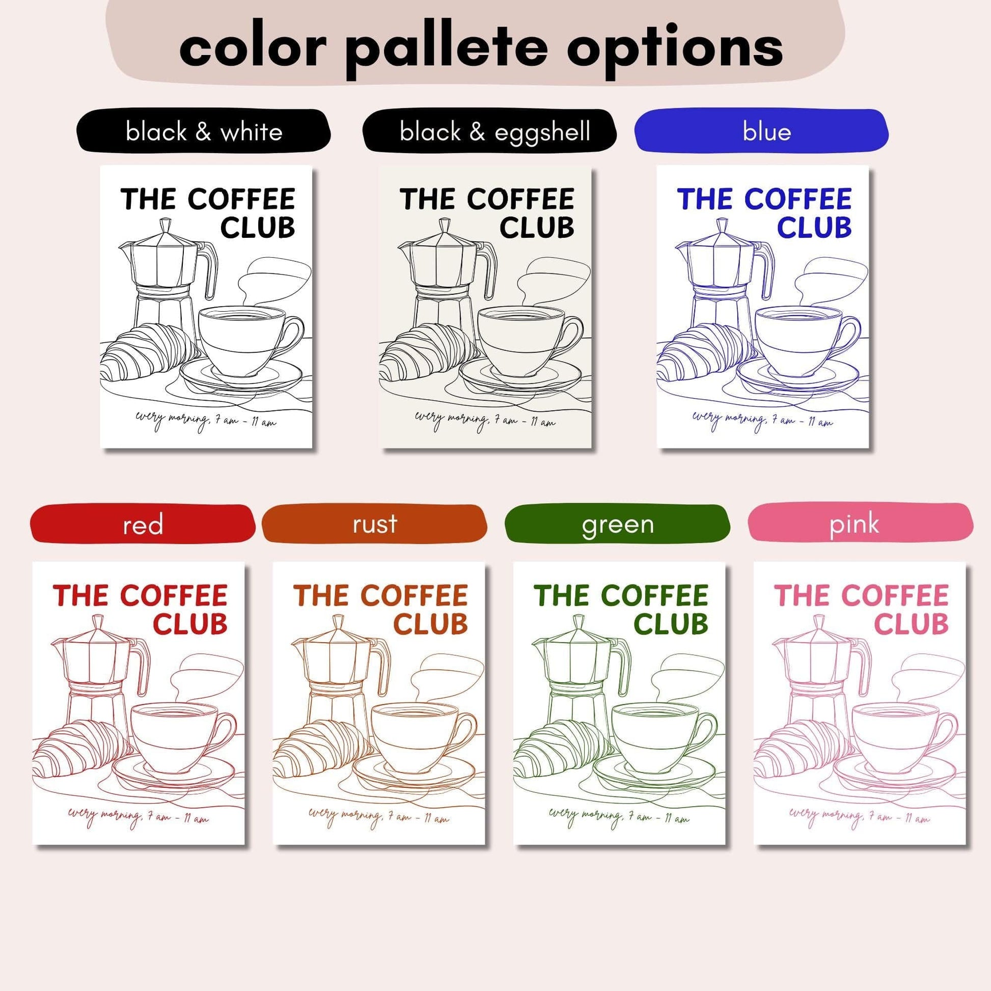 The Coffee Club Sign