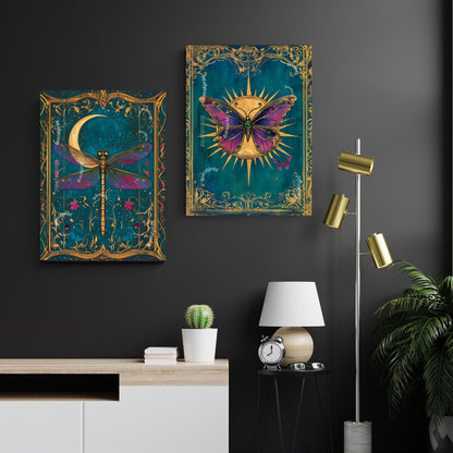 Butterfly and Sun Wall Art