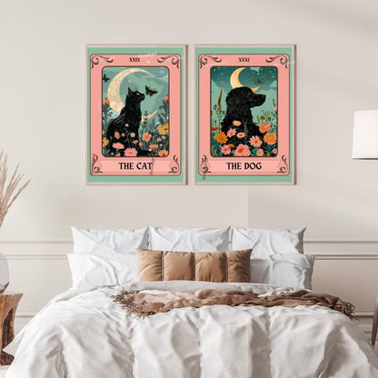 Cat and Dog Tarot Card Bundle