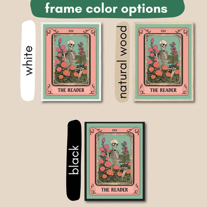 The Reader Tarot Print - Reading Wall Art