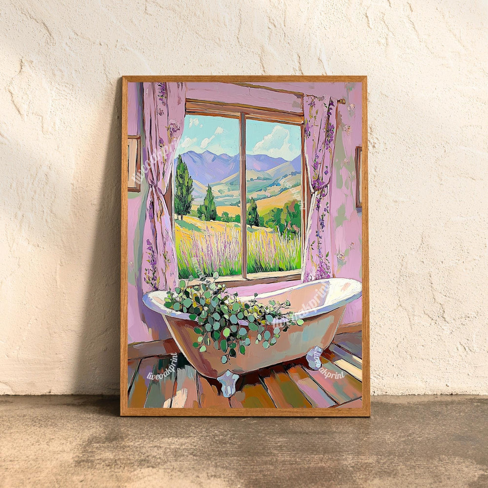 Botanical Bathroom Wall Art Set