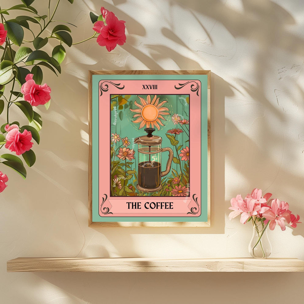 The Coffee Tarot Card