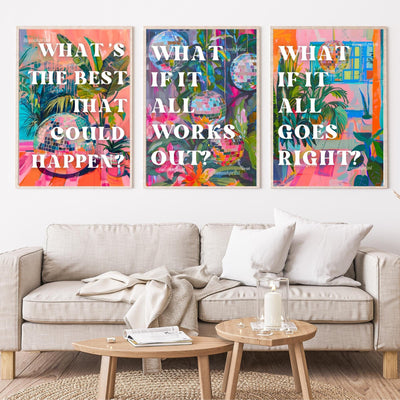 What If It All Works Out Print Set
