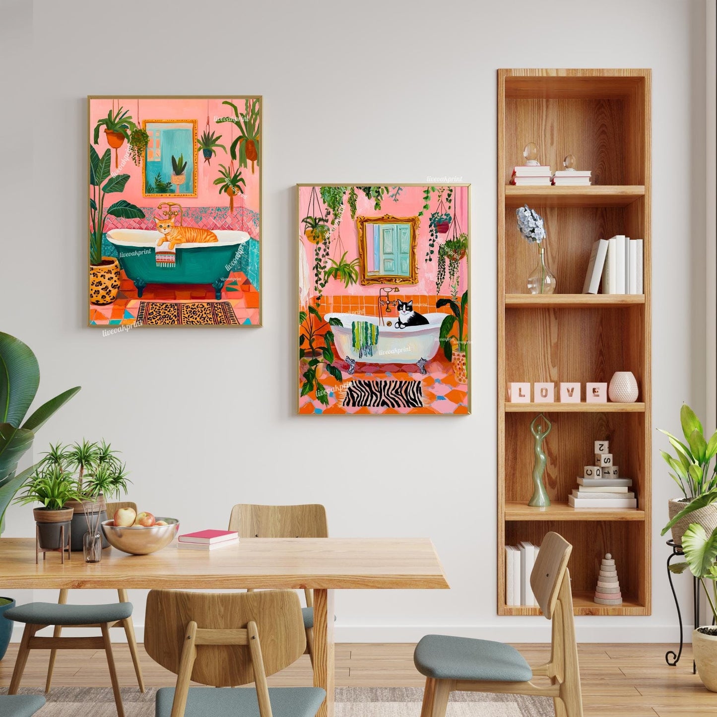 Tuxedo Cat in a Bathtub