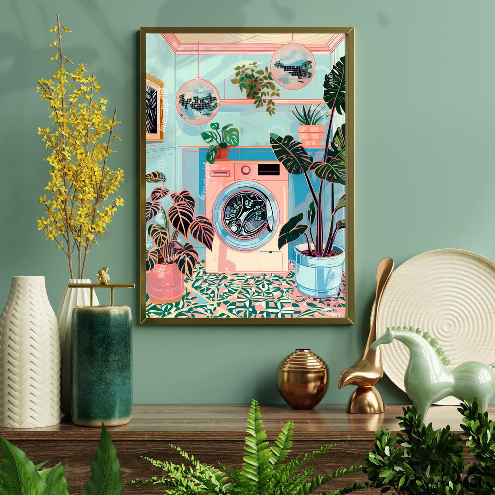 Loads of Fun! Disco Laundry Print