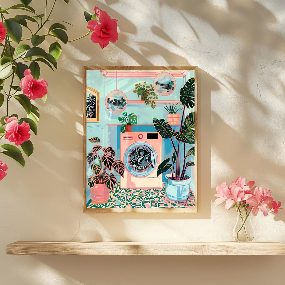 Loads of Fun! Disco Laundry Print