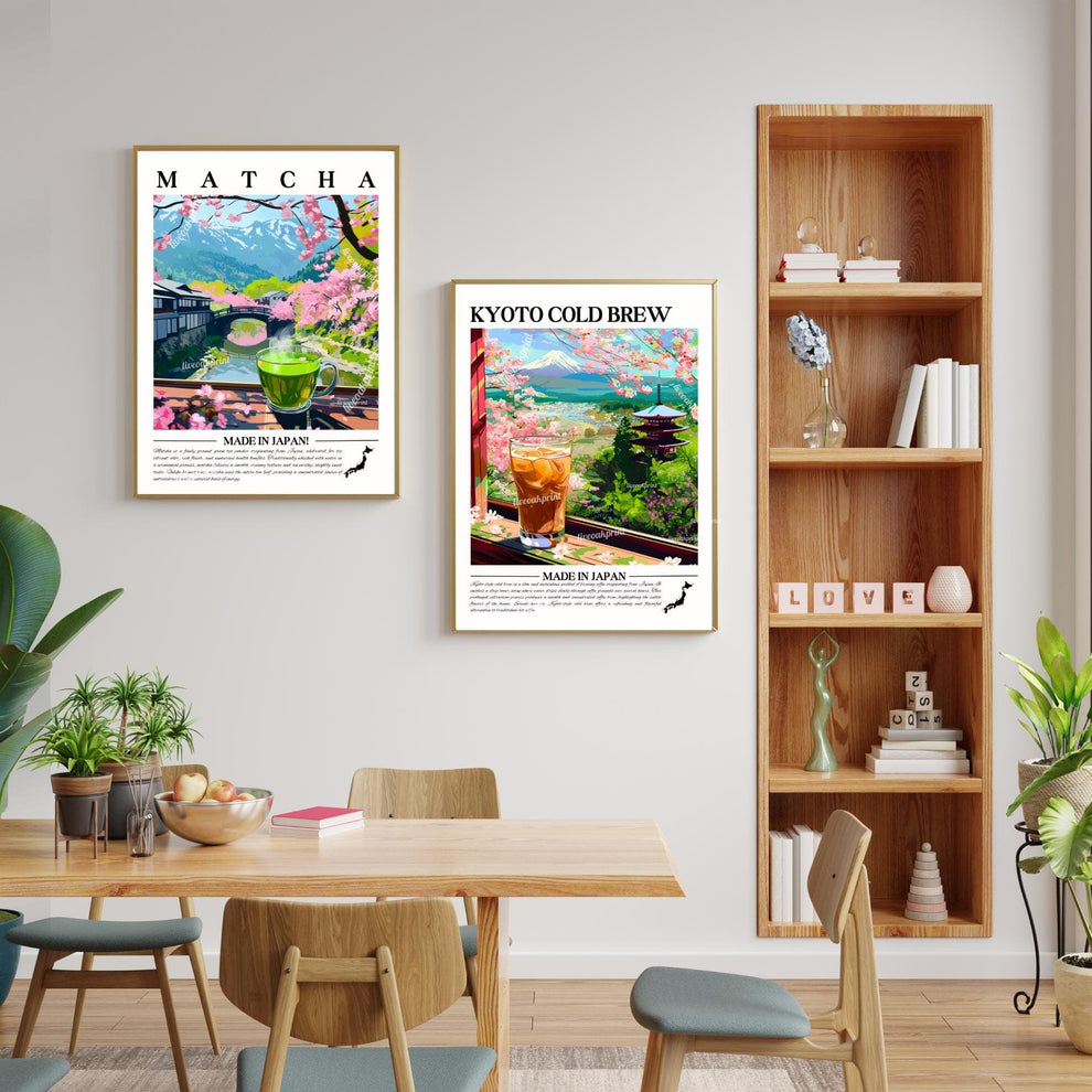 Matcha Print for Coffee Bar