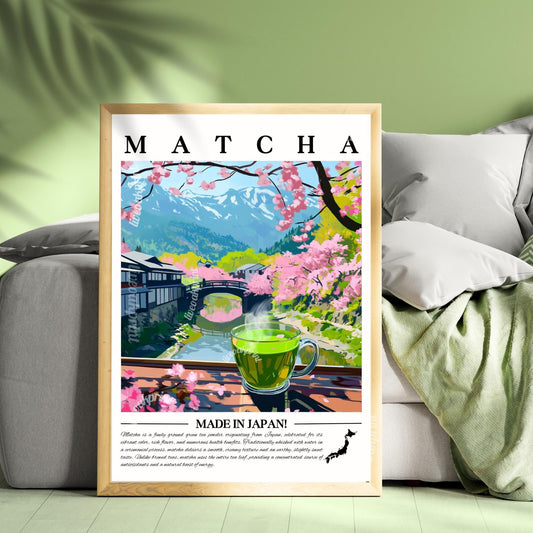 Matcha Print for Coffee Bar