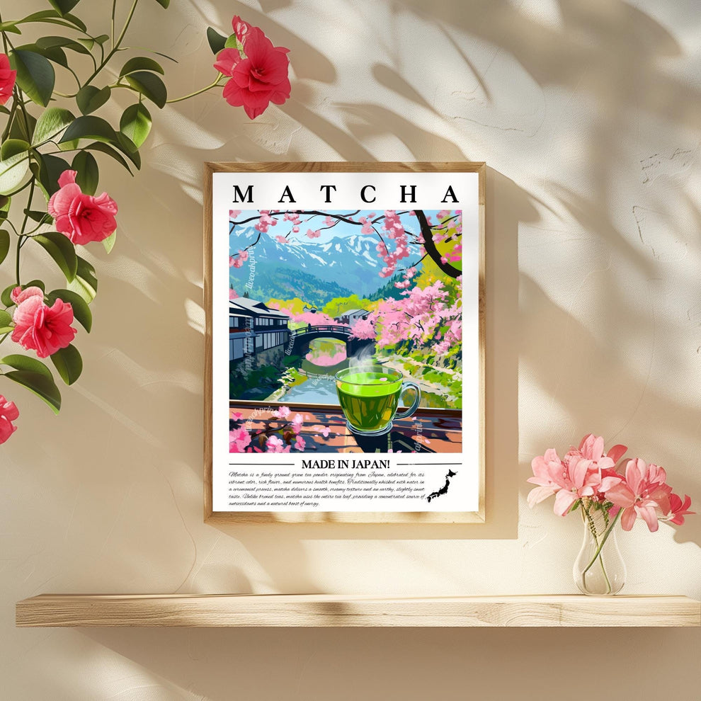 Matcha Print for Coffee Bar