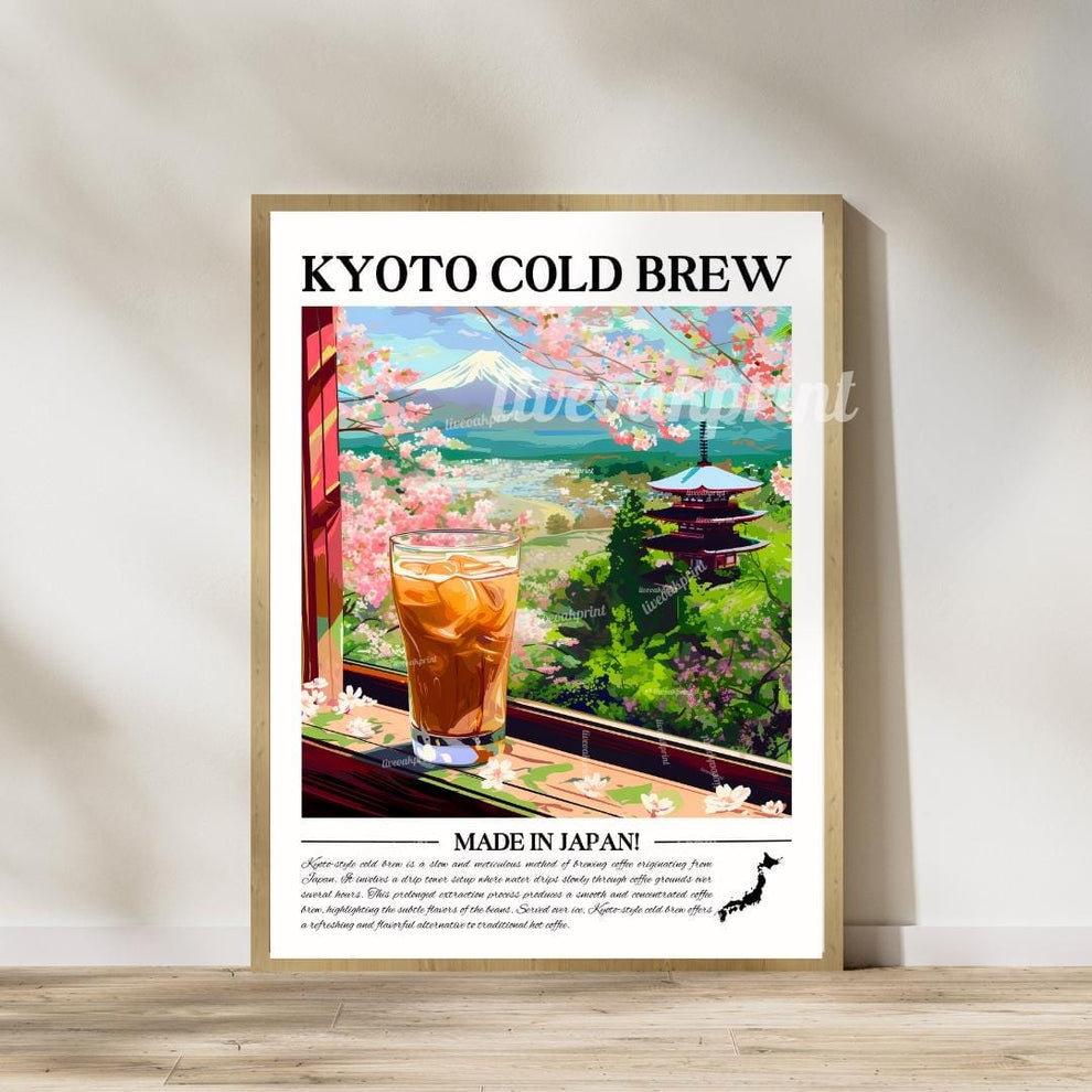 Matcha and Kyoto Cold Brew Art Print Set