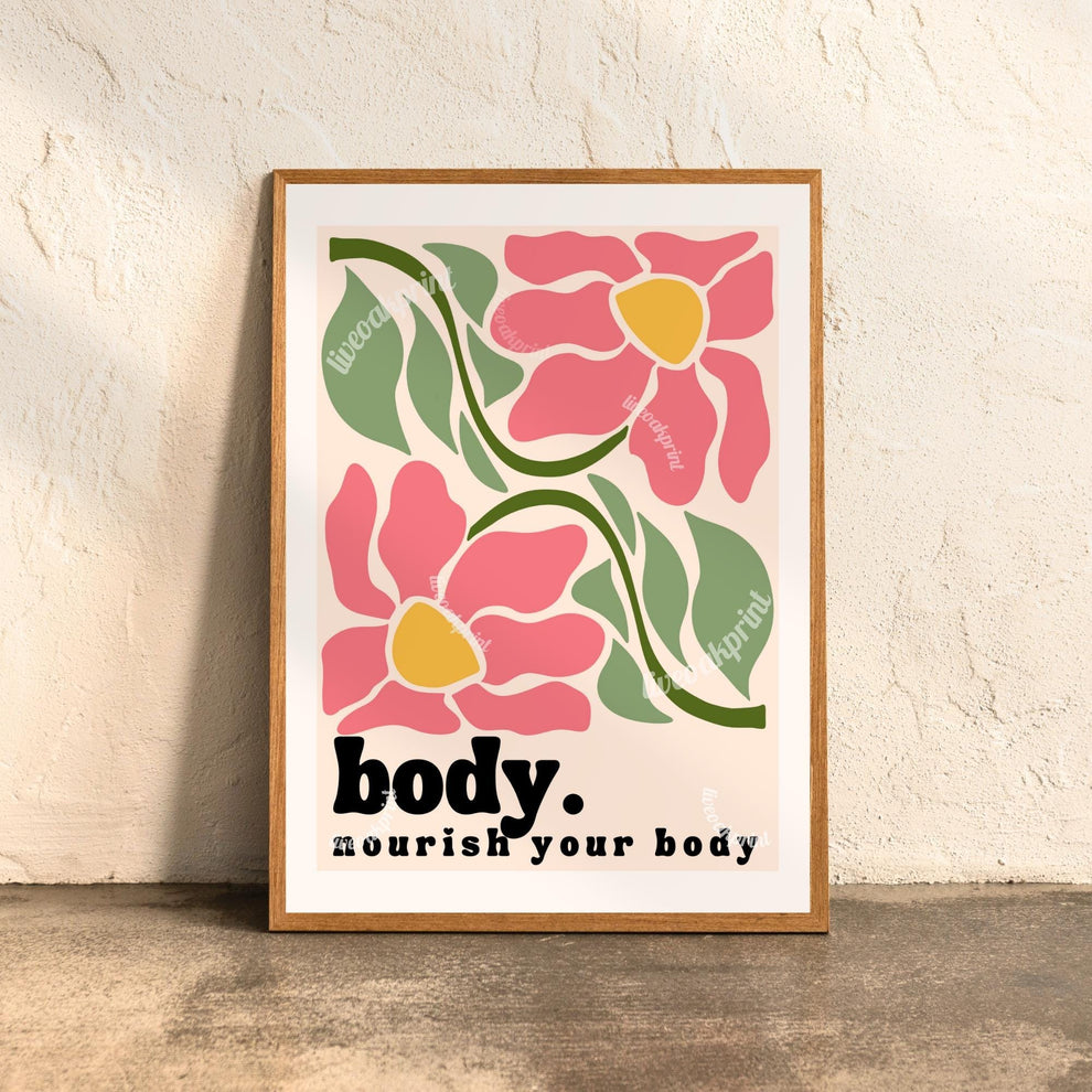 Mind Body Soul Wall Art Set