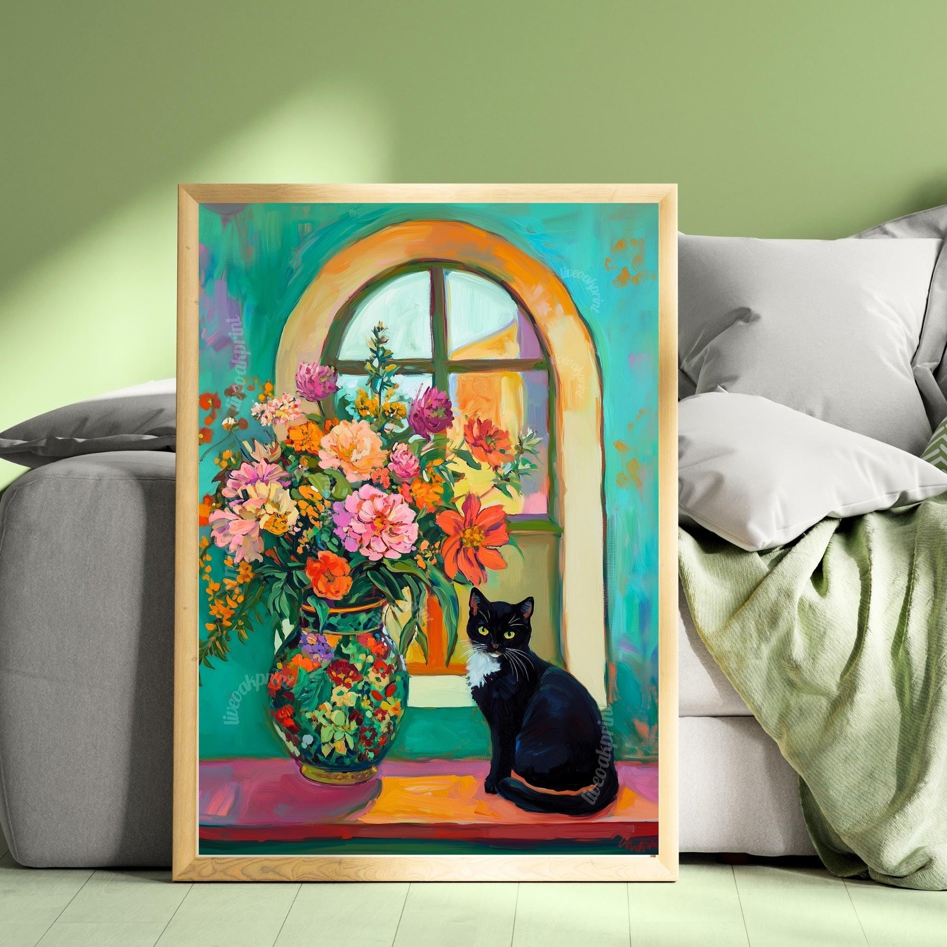 Tuxedo Cat Print