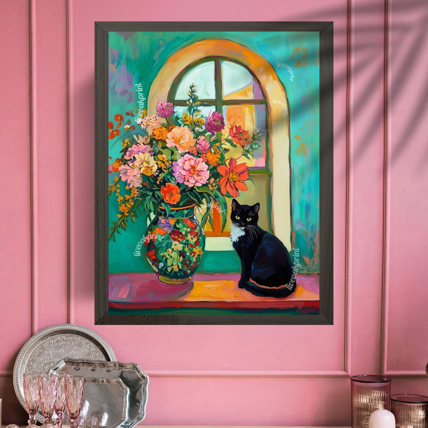 Tuxedo Cat Print