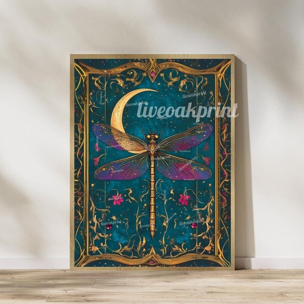 Dragonfly and Butterfly Wall Art Set