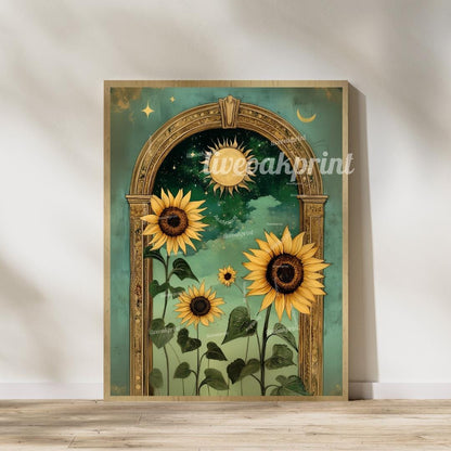 Sun and Moon Wall Art Set