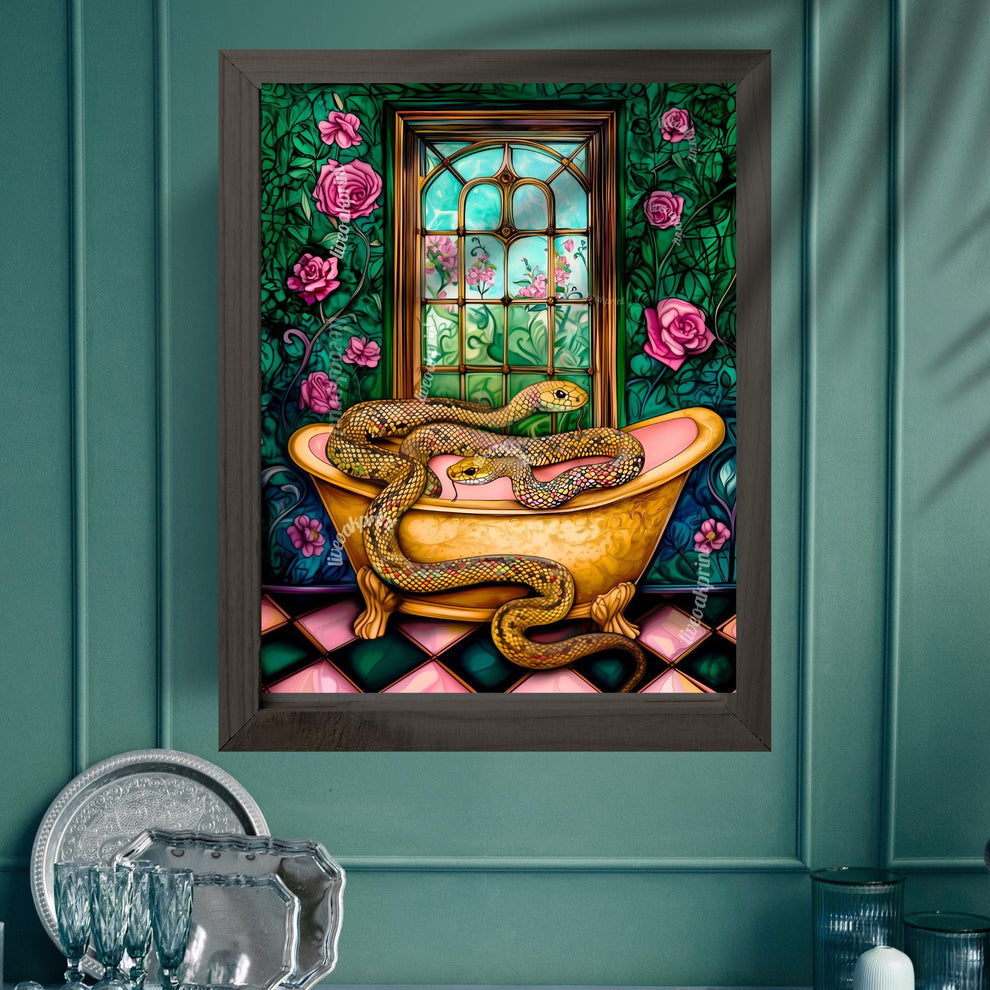 Snakes in a Bathroom