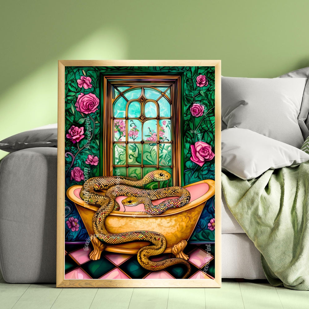 Snakes in a Bathroom