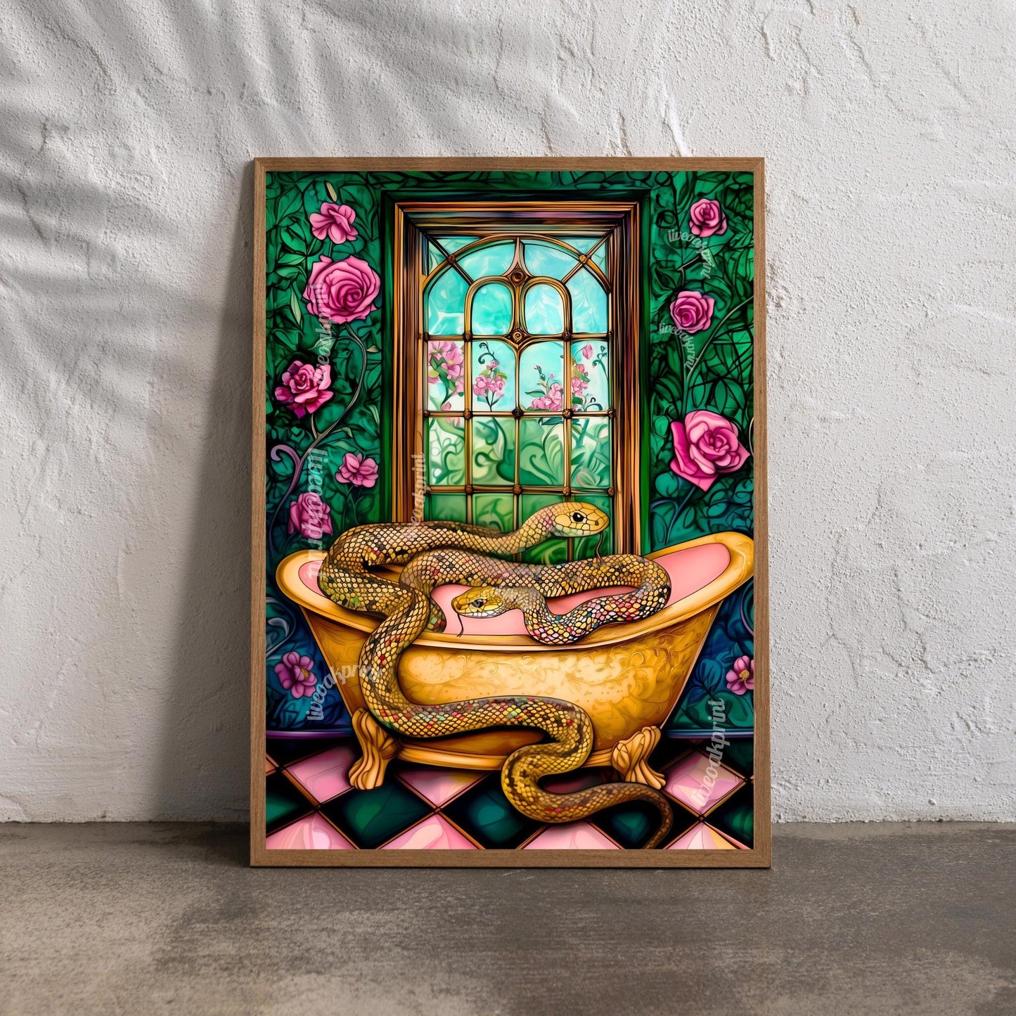 Snakes in a Bathroom