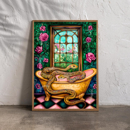 Snakes in a Bathroom