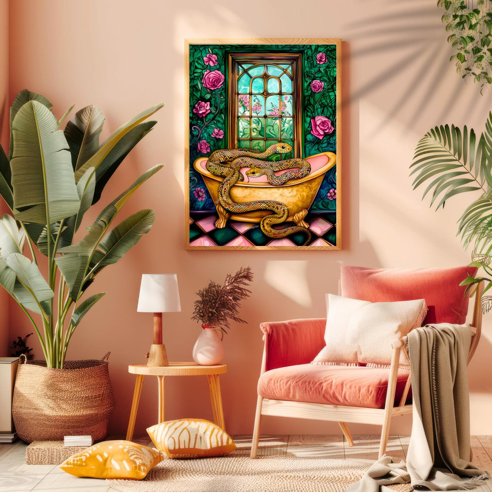 Snakes in a Bathroom