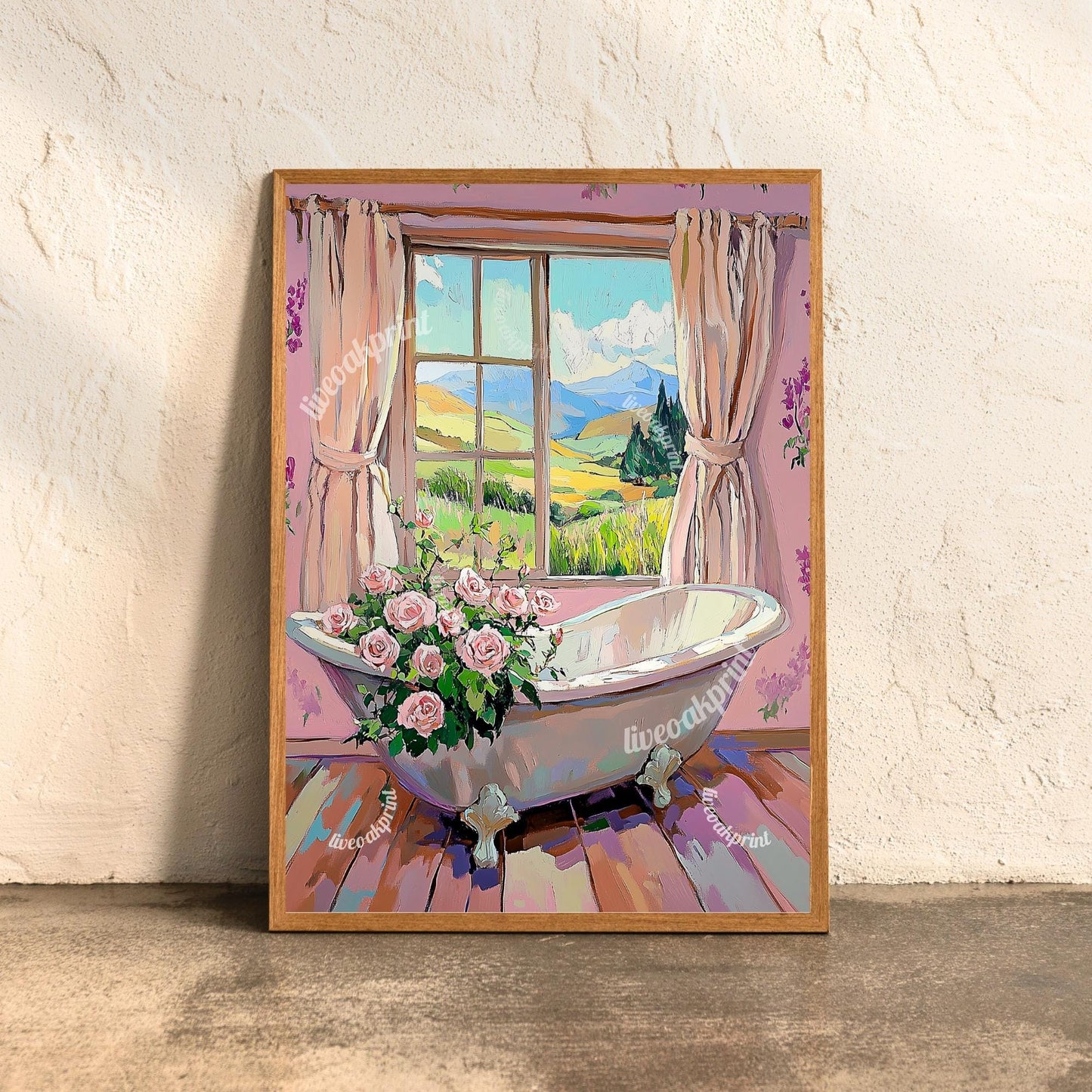 Botanical Bathroom Wall Art Set