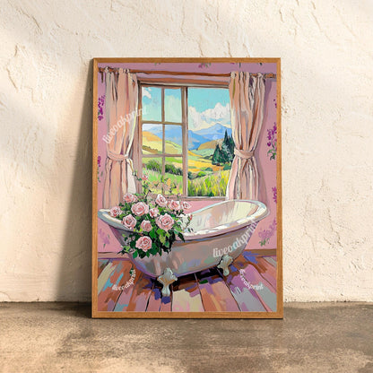 Botanical Bathroom Wall Art Set