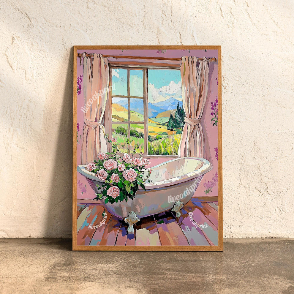 Botanical Bathroom Wall Art Set