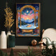 Fantasy Bathtub Print - Celestial Bathroom Wall Art - Moon and Stars Bathtub Decor - Maximalist Fantasy Art - Magical Sky and Moon Print