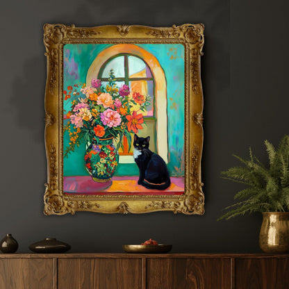 Tuxedo Cat Print
