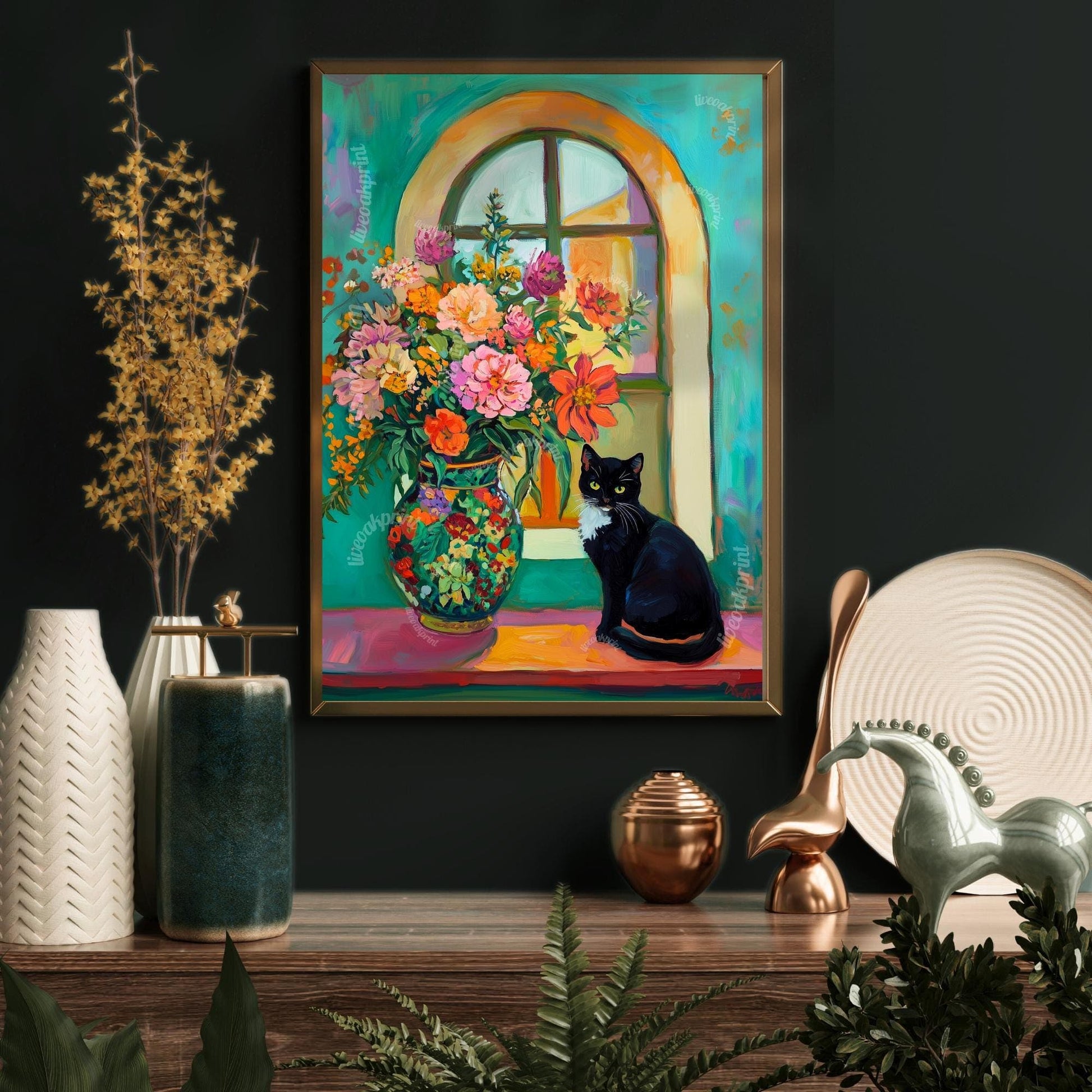 Tuxedo Cat Print