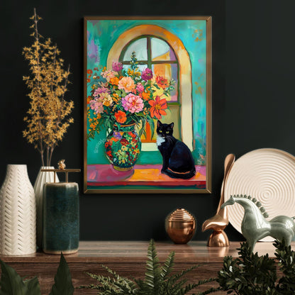 Tuxedo Cat Print