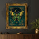 Mystical Emerald Green Vintage Butterfly Print